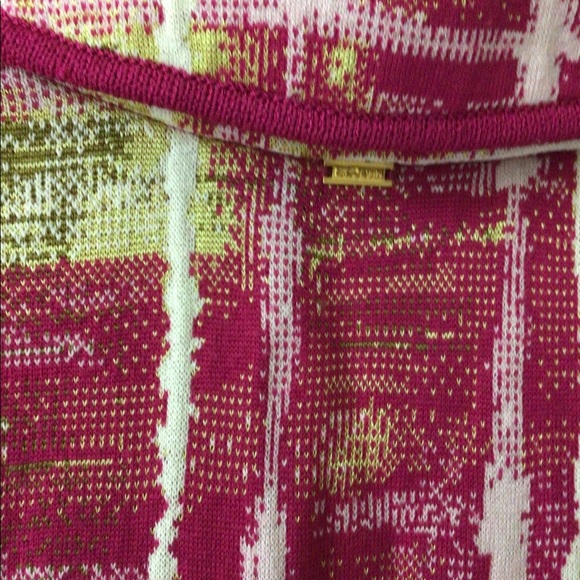 St John Wool blend Knit zip front light weight Jacket - Picture 4 of 4